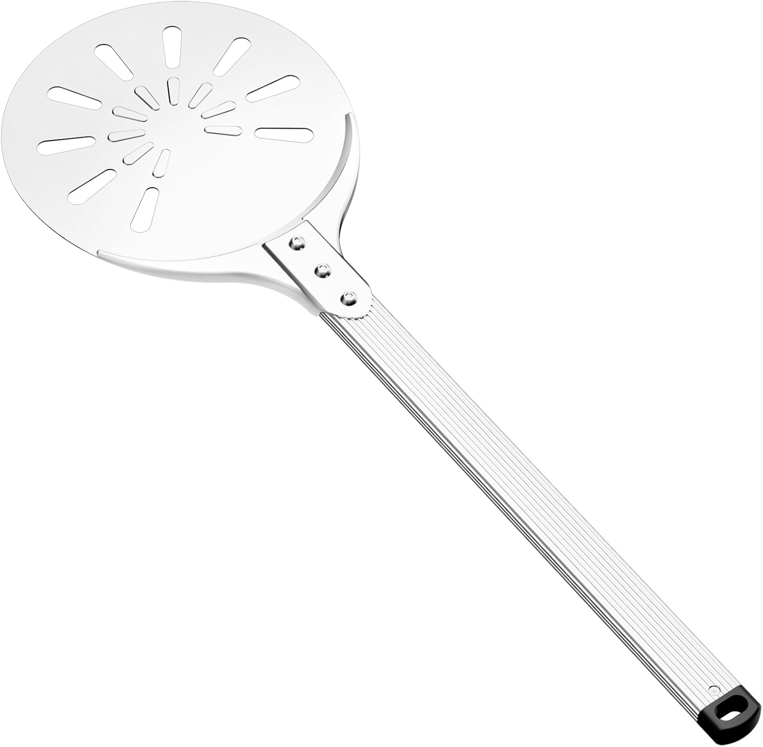 TUVOLLZ Pizza Turning Peel, 8inch Pizza Turner with Long Handle, Hardanodized