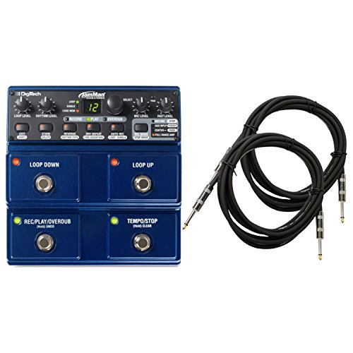 Digitech JML2 Jamman Stereo Looper w/Power Supply and (2) 10' Instrument Cables