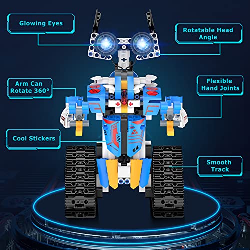 Henoda 15049 Robot Toys For 8-16 Year Old Boys Girls Kids With App Or Remote Control Science Programmable Building Block Kit thumb #1