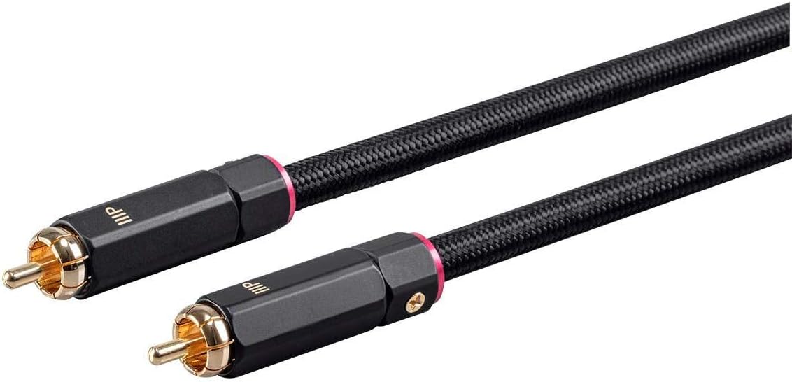 Monoprice Onix Series Digital Coaxial Audio/Video RCA Subwoofer CL2 Rated Cable, RG-6/U 75-ohm 3ft Black