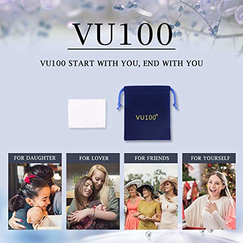 VU100 Pinky Promise Distance Matching String Initial R BFF Bracelets for 2 Women Girls Alphabet Letter Love Heart Charm Wish Couple Best Friend Friendship Mom Daughter Jewelry Gifts Mother's Day - Image 5