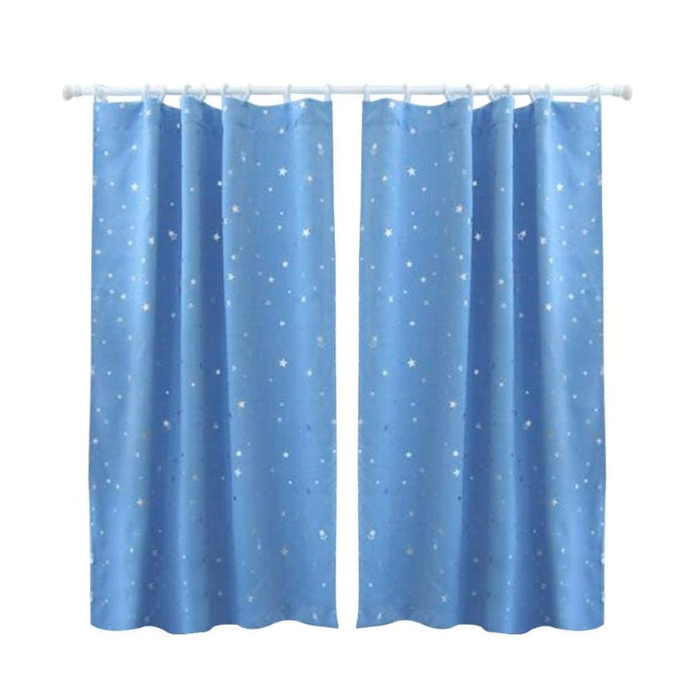 Rideaux semi-transparents anti-regard lot de 2 pièces pour la chambre