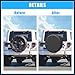 TUCKBOLD Universal 190T Polyester Spare Tire Cover for Jeep Trailer RV SUV Truck Wheel Fit Overall Wheel Diameter 16 Inch Black Automotive Parts