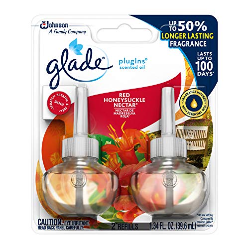 Glade PlugIns Refills Air Freshener, Scented and Essential Oils for Home and Bathroom