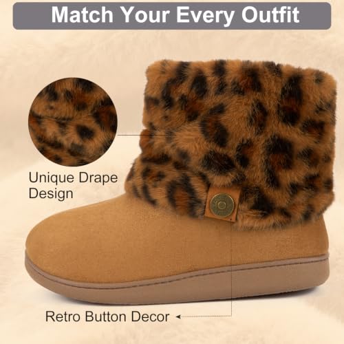 Image of FamilyFairy Women's Slipper Boots Winter Warm Gift Bootie Indoor Outdoor