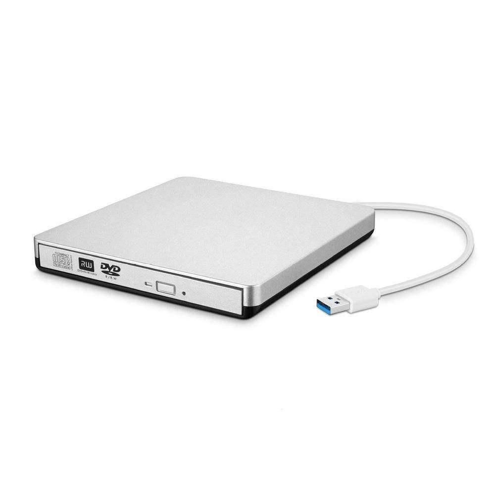 Lecteur CD DVD externe portable USB 3.0 ultra-fin pour ordinateur PC et Mac
