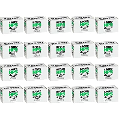 Ritz Camera Pack of 20 Ilford 1574577 HP5 Plus, Black and White Print Film, 35 mm, ISO 400, 36 Exposures Cover