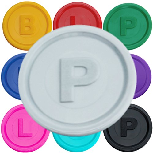 SCHWABMARKEN 1000 Pfandmarken Chips Token Farbe Grau P