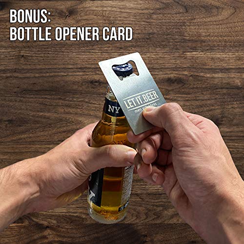 Beer Chiller Sticks for Bottles - Set of 2 Stainless Steel Cooling Chillers - Gift for Him - Birthday Gifts for Men and Women - Inexpensive Chillsner Beer Lovers - Thumbnail 6