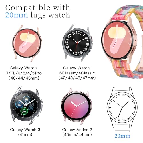 Samsung Galaxy Watch Bands 20mm - 40/44/46mm, Active 2 / Watch 4 / 6, Women by Light House - Used condition - Image 3