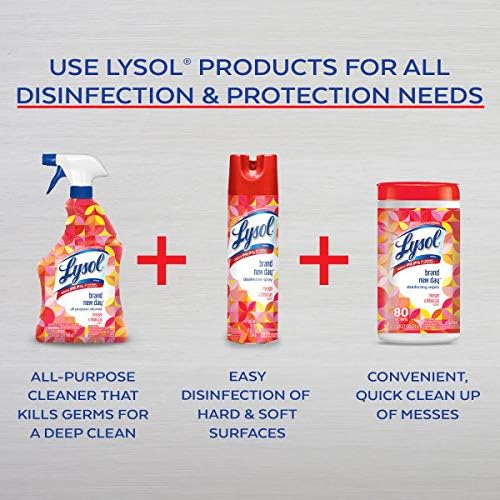Miniatura 4 de B08CZWQWHX Lysol, spray limpiador multiusos, mandarina y lirio de jengibre, 32 onzas líquidas