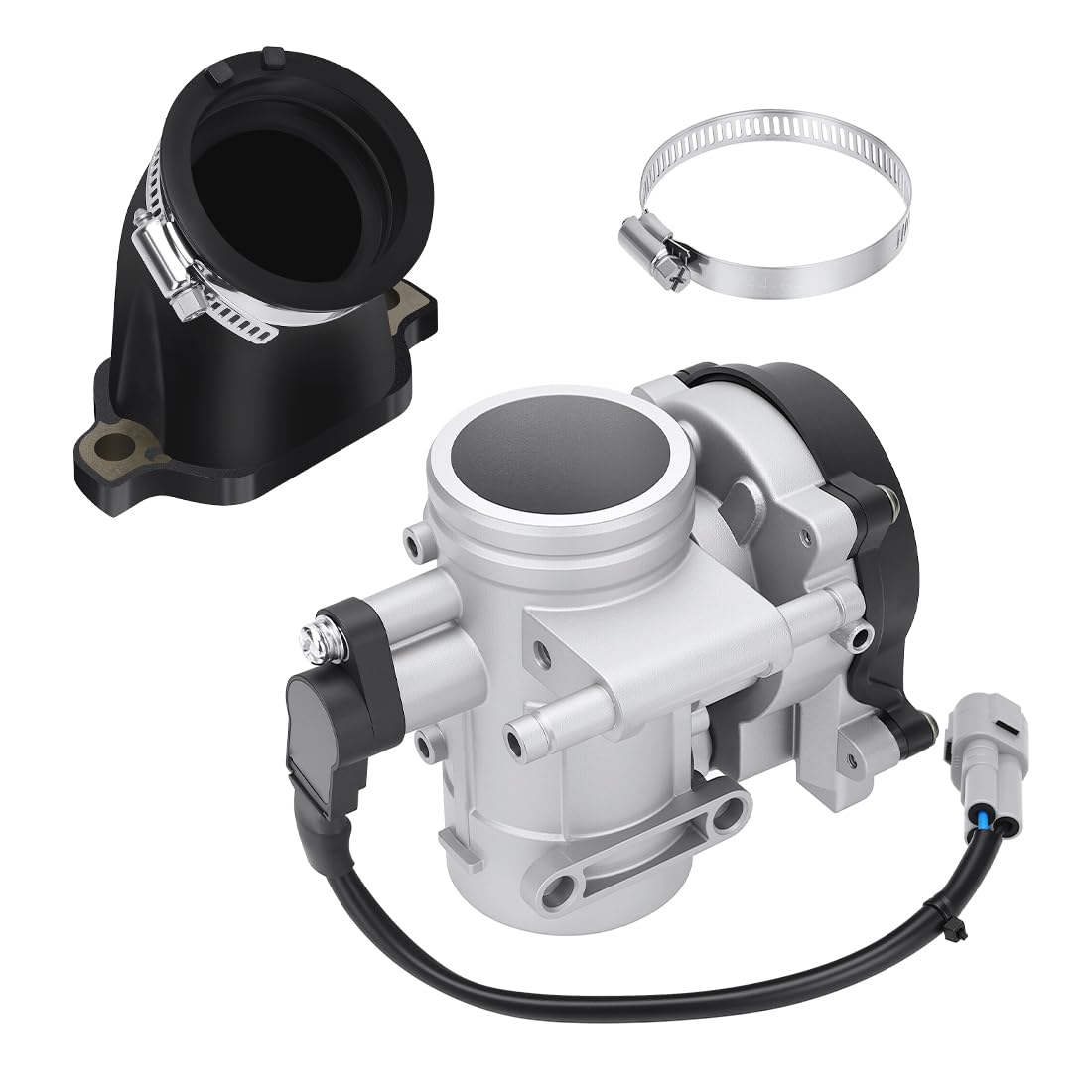 Corps de papillon avec manchon d’admission et collier pour Polaris Sportsman Ranger RZR 700 800 2004-2014 1202836 1253564