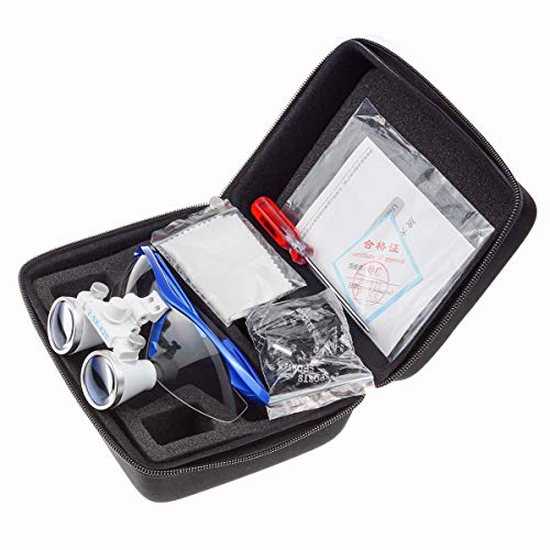 Zgood DY-002 2.5X420Mm Dental Surgical Binocular Magnifier Loupes Surgical Magnifier Optical Glasses Color Blue thumb #7