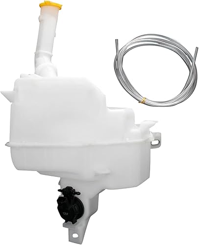 Vista 487 de TRQ Depósito de limpiaparabrisas compatible con Chevrolet Cruze 2016-2019 con luces antiniebla GM1288252 84036025 23365281PFM