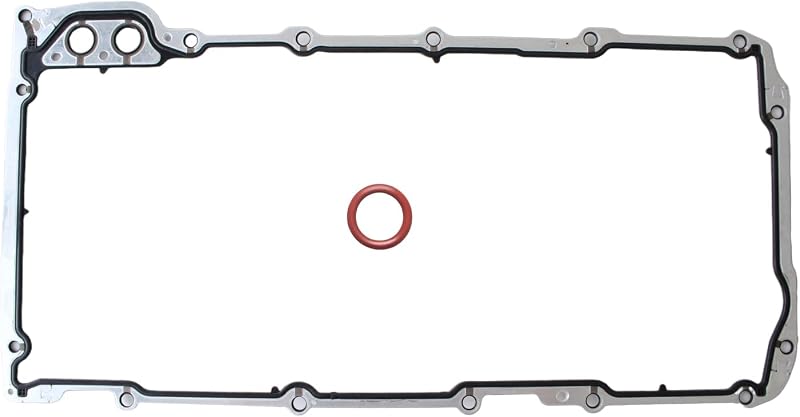 Junta do cárter de óleo AUCERAMIC 12612350 para Chevrolet Silverado, Suburban e Tahoe – Kit
