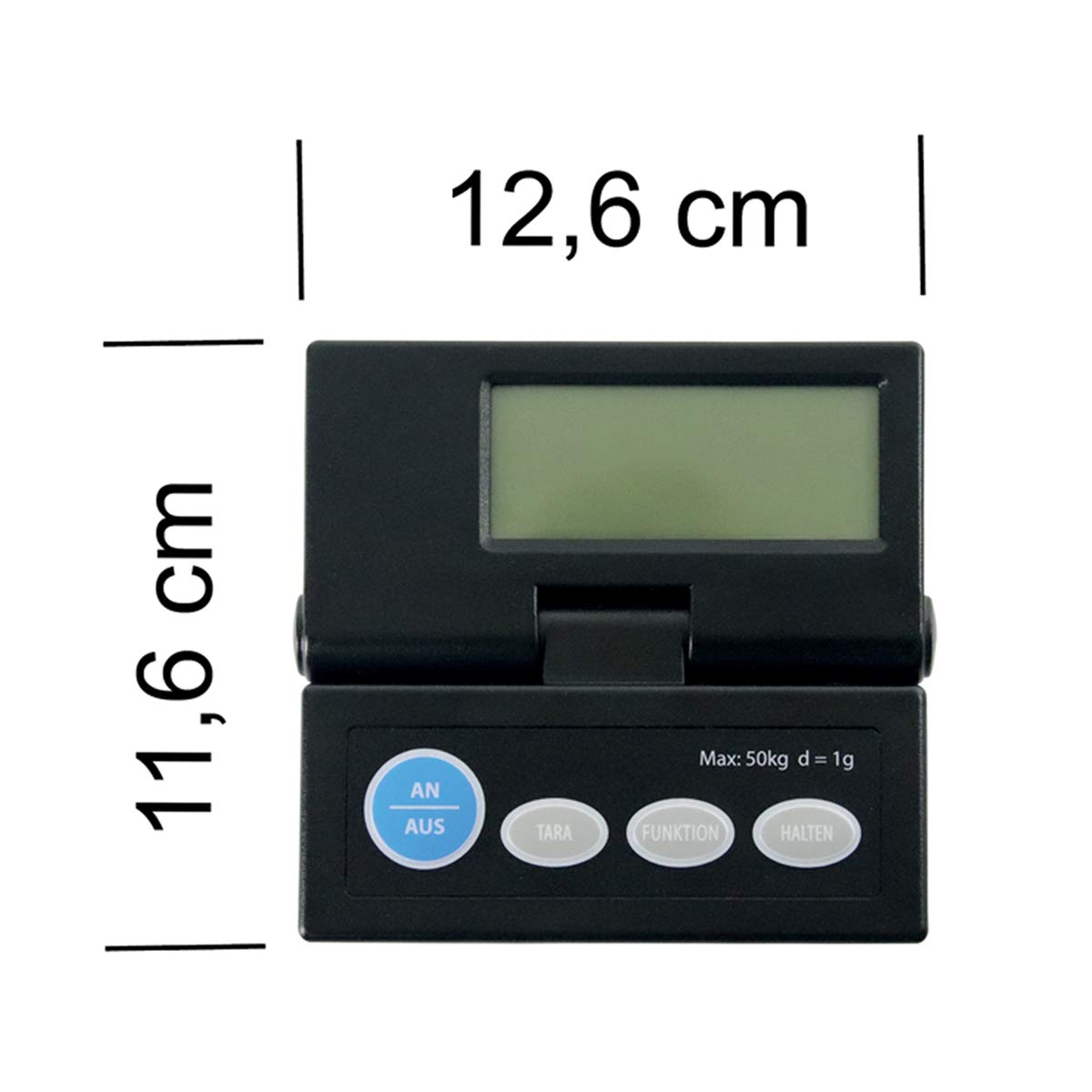 Plattformwaage SKB-50-2525 Max 50 kg - Teilung 1g Paketwaage