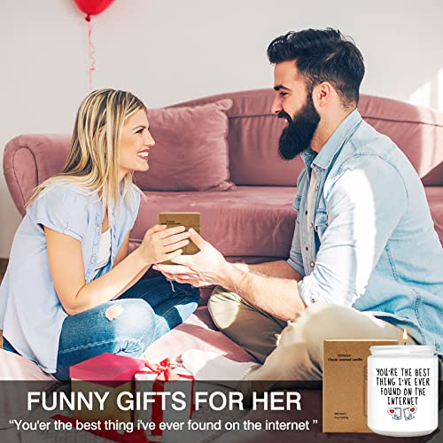 Homsolver Anniversary Romantic Gifts For Her Him,Funny Wedding Anniversary Engagement Gifts For Girlfriend Boyfriend Wife Husband Couple,Naughty Candle Gifts For Women Men #TOP4