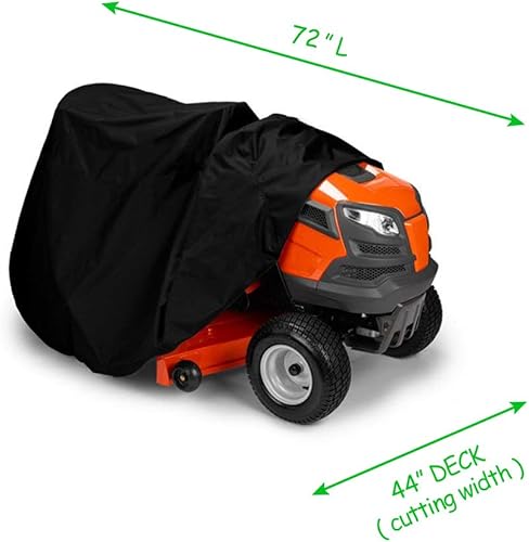 Miniatura 3 de IC ICLOVER - Cubierta para tractor de césped, cubierta para cortacésped para exteriores para cubiertas de hasta 44 pulgadas, fabricada con poliéster