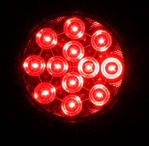 6 Light Backup Set 6 Clear White Oval Truck Trailer Reverse Back Up Light Kit - United Pacific Brand Truck Trailer Reverse Light Kit - Foto 2