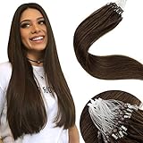 3.【Unsichtbar】 Natürliches und dauerhaftes Haar mit kalter Schmelzspitze: Die Mikrokügelchen sind klein, wodurch die Haarverlängerungen nicht mehr nachweisbar sind. Sie sehen aus wie das Haar, das aus Ihrer Kopfhaut gewachsen ist.