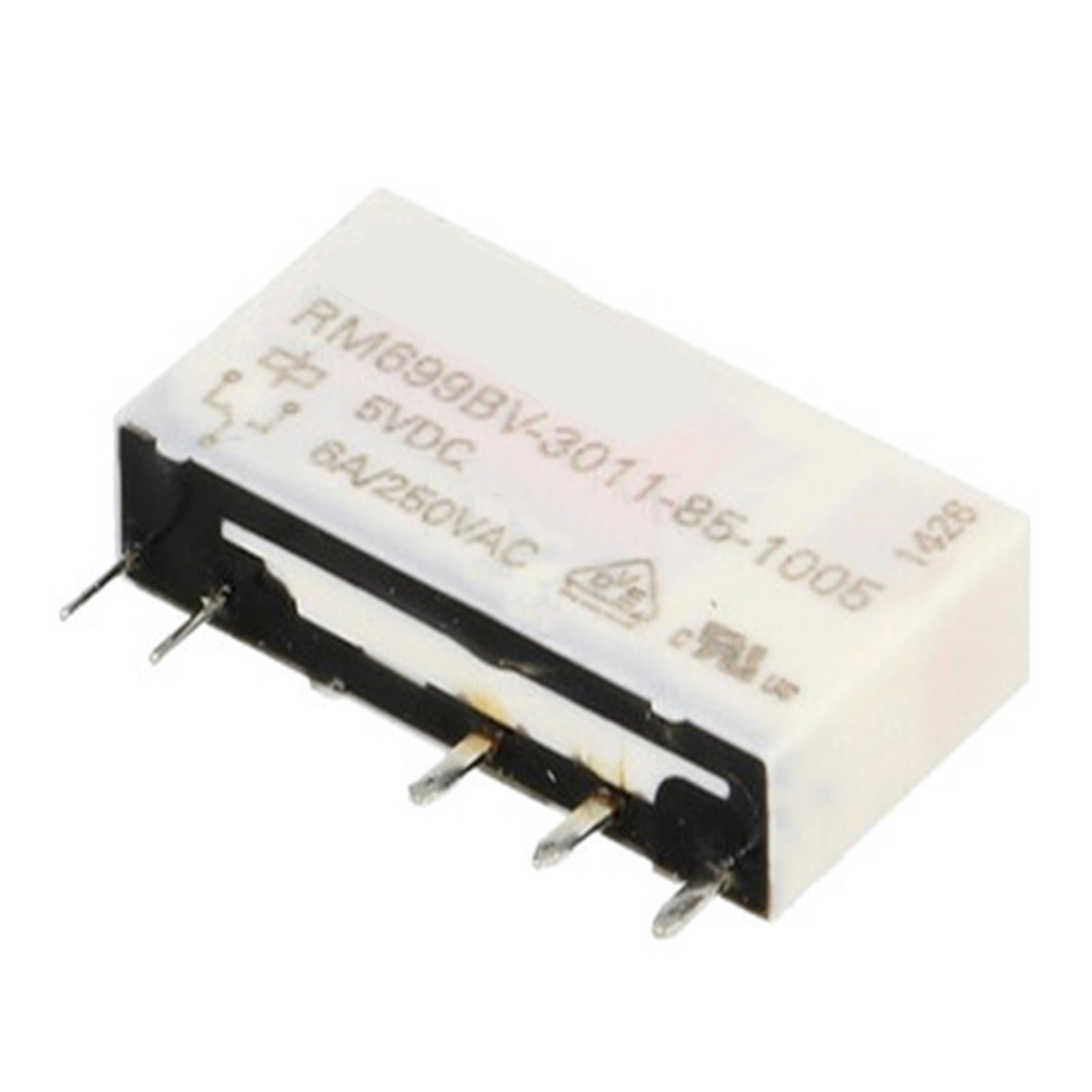 Relés RM699BV-3011-85-1012 de 12V y 5 pines en pack de 10 unidades para circuitos