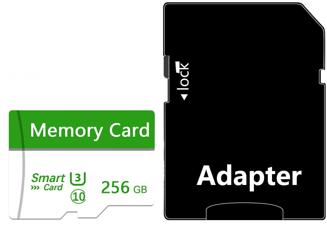 Carte mémoire 256 Go Mini carte TF ultra haute vitesse pour téléphones Android, caméras d'action, tablettes Stockage étendu