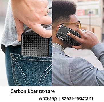 DOINK Samsung Galaxy A73 5G için Ultra Silikon Kılıf, Fiber Darbeye Dayanıklı Tampon Kılıfı [2 Paket Temperli Cam Ekran Koruyucu] - Mavi