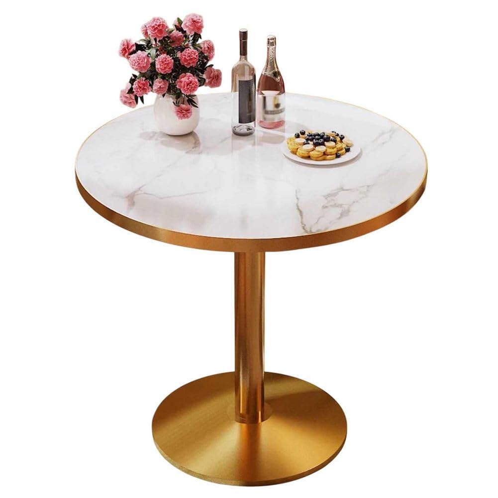 Table de salle à manger ronde - Design contemporain pour salon, cuisine, bureau à domicile, pour 2 à 4 personnes