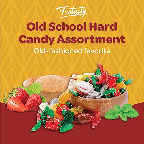 Funtasty Old School Hard Candy Assortment, Old-Fashioned Treats, Bulk Pack 2 Pounds #TOP2