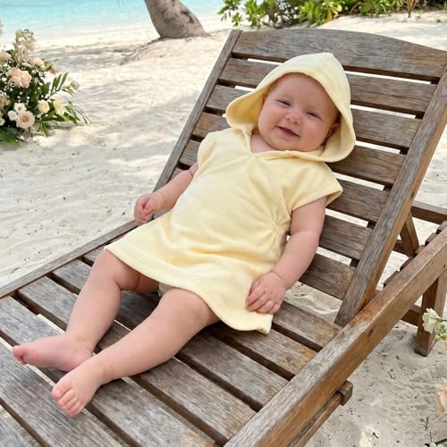 Image of Toddler Little Girl Swim Cover Up Beach Towel Coverup Bathing Suit Cover Ups Swimsuit Summer Baby Beach Essentials