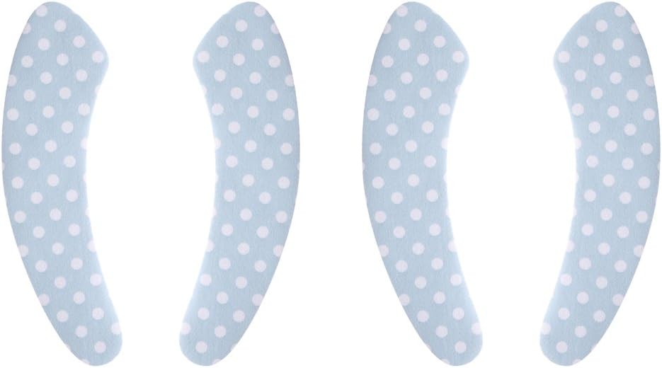 saounisi Toilet Seat Cover Warmer,Bathroom Pad Cushion Cloth Fabrics Decorations Warm Soft Round Elongated Portable Washable Small Blue 2 Pack
