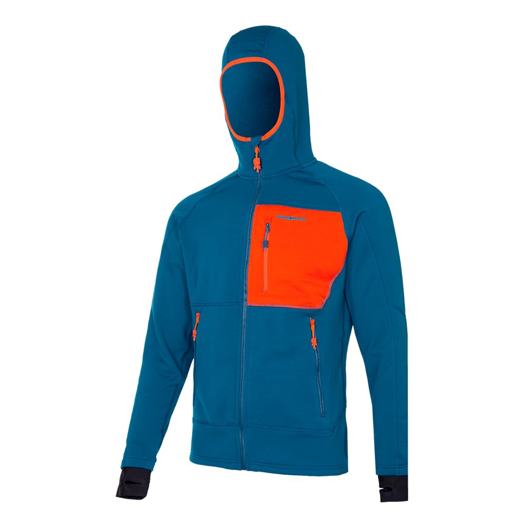 Trango Trx2 Stretch Pro, Chaqueta Hombre, Azul/​naranja, XL