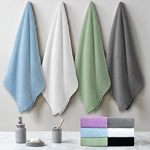 Dark Gray Hand Towels Set 2 Pack-16“X31”,Ultra Soft Microfibers Bathroom Towel Set Highly Absorbent Quick Dry Luxury Premium Towel Lightweight Durable Hand Towel Collection For Hotel Spa Gym Kitchen #TOP7