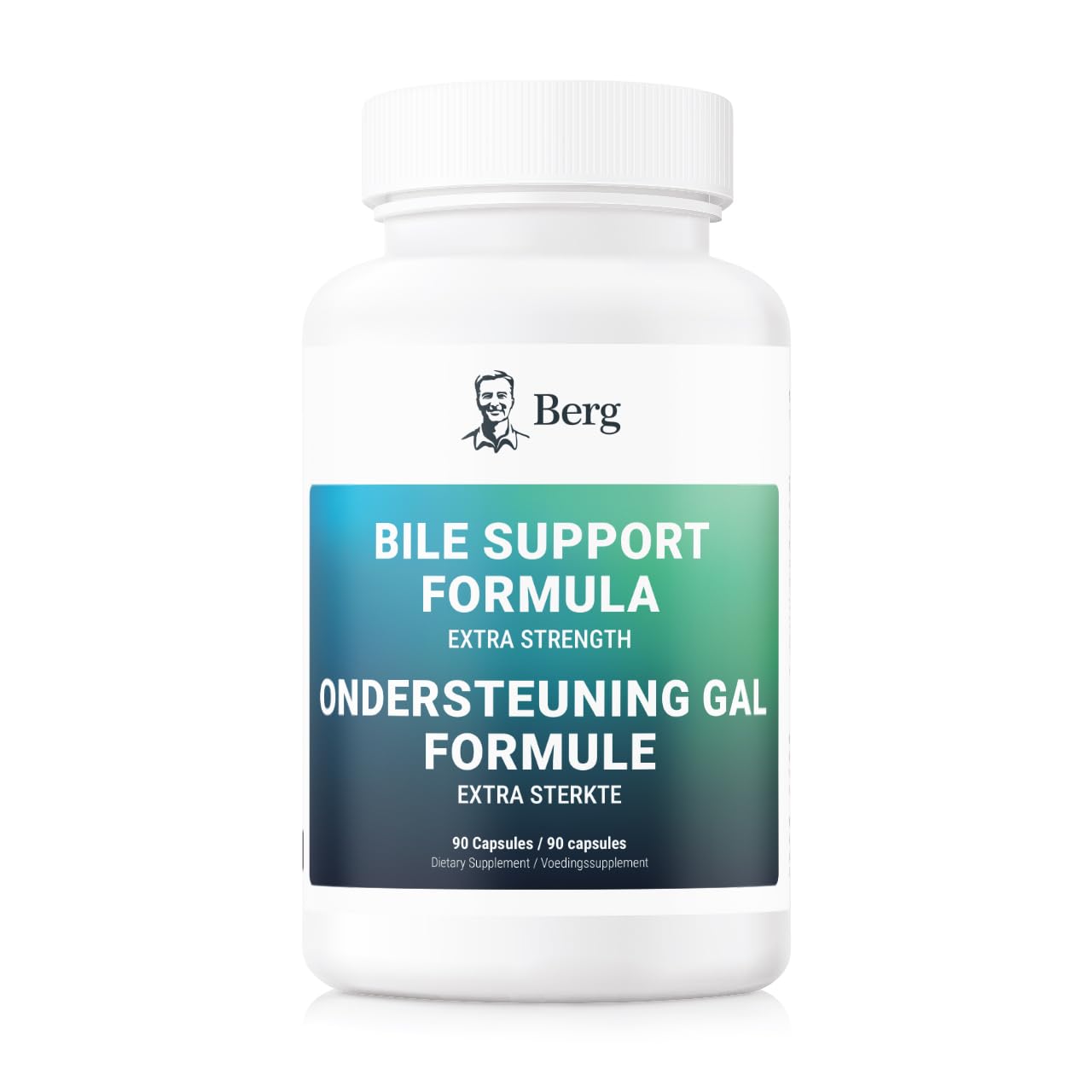 Berg Gallenblasen-Unterstützung Extra Stark – Mit Betain HCL, Pankreatin, Cholin & Verdauungskräutern – 90 Kapseln