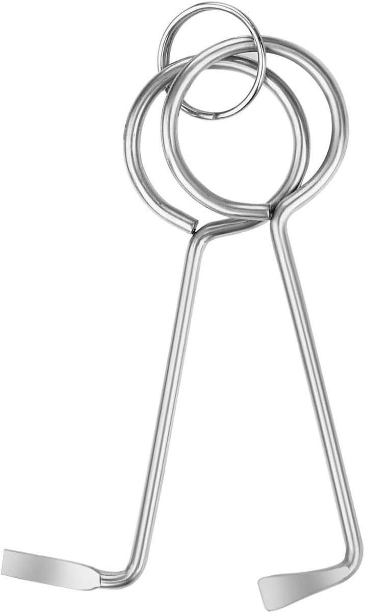 Set of 2 Professional Lock Pick Set, Universal Keys for Room Doors, Opens Almost Any Doors, Opening Tool, Beard Key, Lock Pick Set, Door Opener Keys