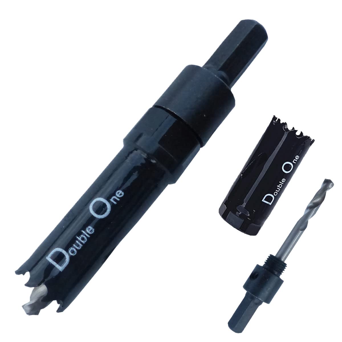 Sierra de corona Ø22 mm HSS-Bi-Metall Broca de lata, corona de perforación, sierra circular con adaptador Bohrfux.