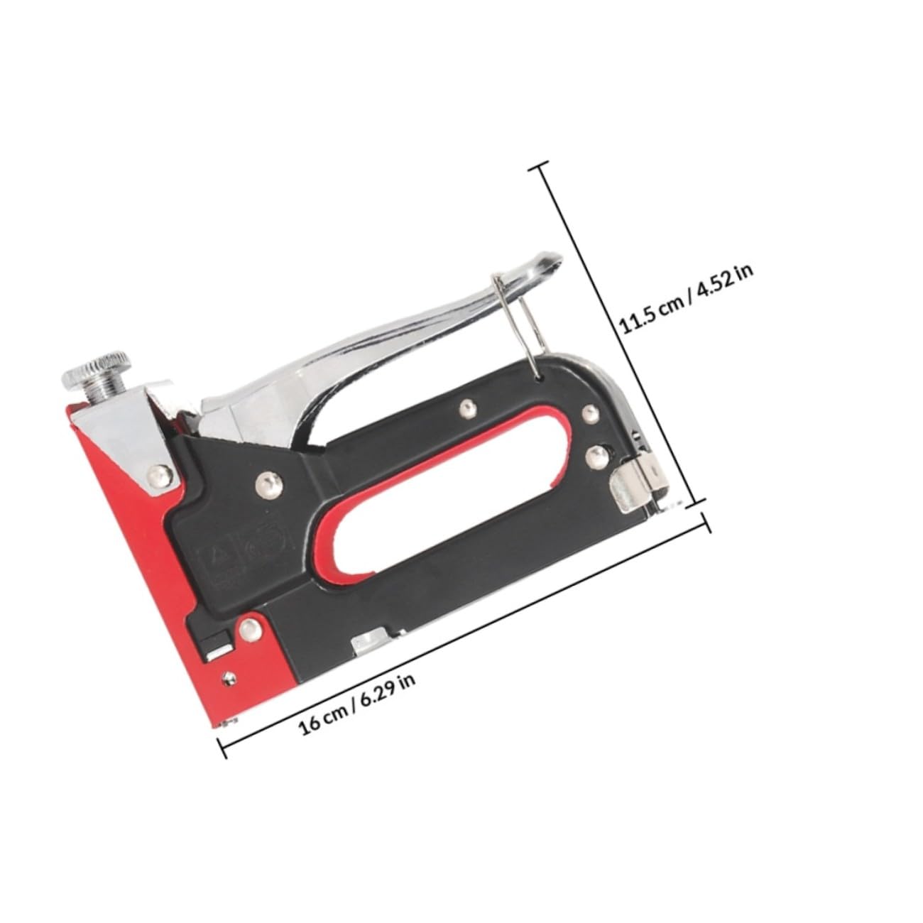 Chiodatrice e Meccanismo a Molla Regolabile Manuale Multi Funzione Pesante in Metallo Impugnatura Ergonomica Curva per Lavori di Ristrutturazione