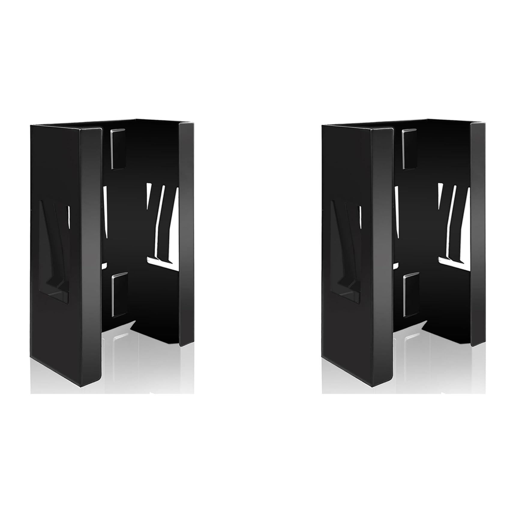 Hndhbfgrt 2X Magnetic Glove Box Holder, Tissue Dispenser, Holds Boxes of Gloves, Towels, Wipes and Tissues, for Wall Mounting