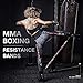 MMA Boxing Resistance Band Set Améliorez Votre équipement d'entraînement de Puissance Explosive (125LB Camouflage Rouge)