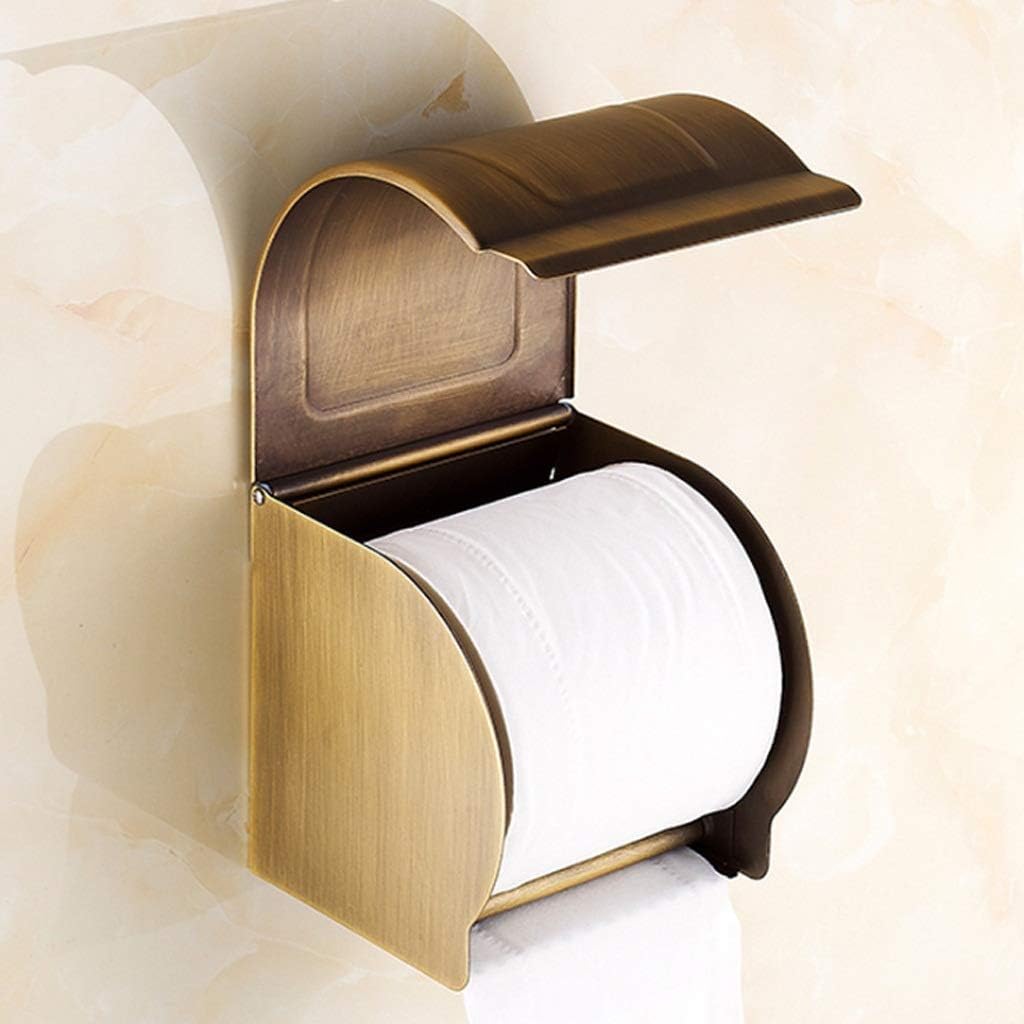 Vintage - Style Wall - Mounted Toilet Paper Holder, Chic Bathroom Accessory for RV, Camper & Home