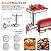 Metal Meat Grinder Attachment for KitchenAid Stand Mixer, Meat Grinder for Kitchen Aid Includes 4 Grinding Plates, 3 Sausage Stuffer Tubes, 2 Grinding Blades, Food Grinder Attachment for KitchenAid