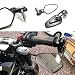 Produktbild NO LOGO WSF-Review-Spiegel, 2ST Universalmotorrad 7/8" 22mm Lenker Rückspiegel for Suzuki Gsf 1250s Bandit 600 Dl 650 SV 650 GSF 1200 GSR 750 Usw.