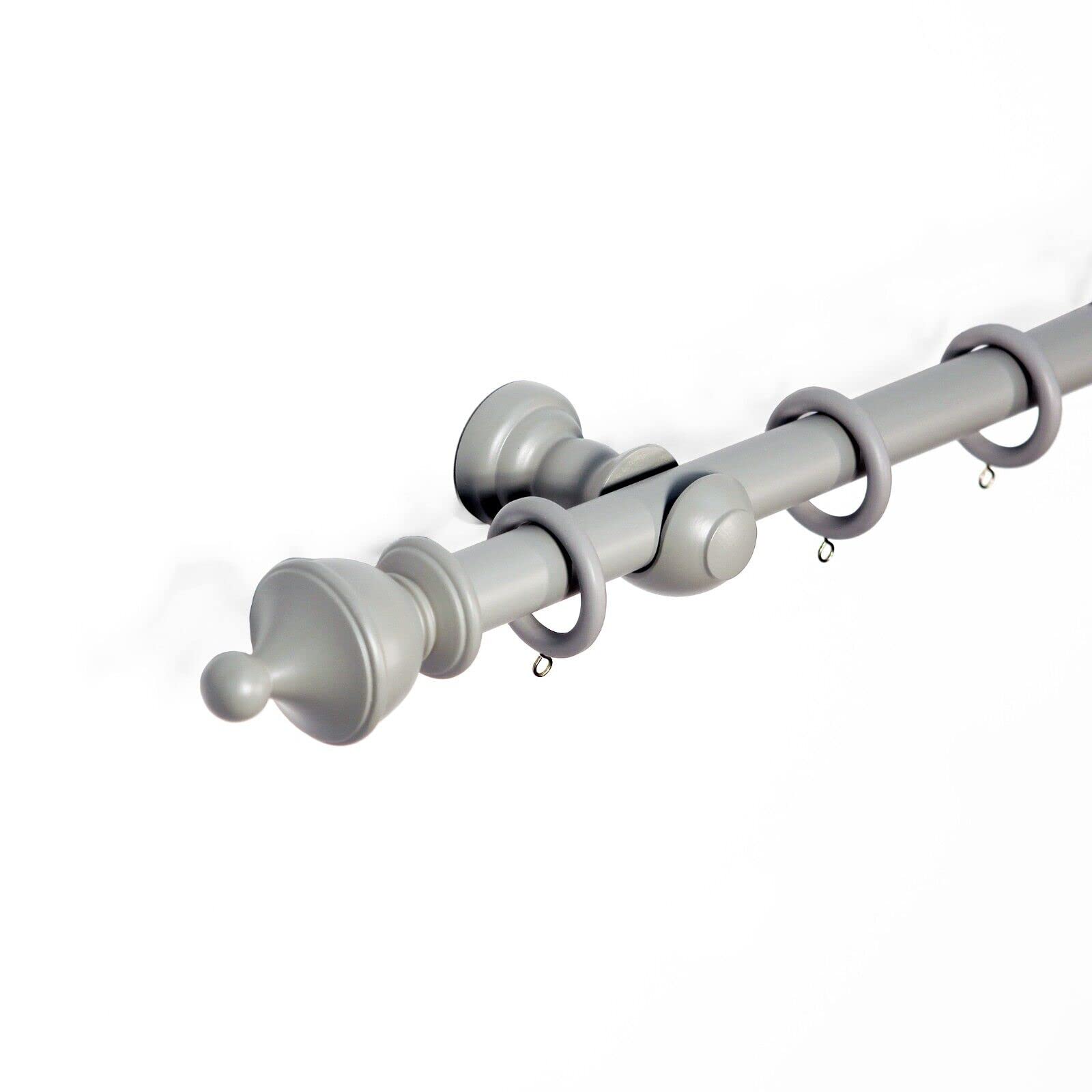 Lister Cartwright Truffle Urn Urn Finial 28 Mm Wooden Curtain Poles Fixed Length (, 150 Cm)