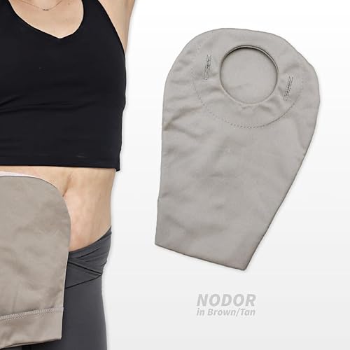 Miniatura 5 de NODOR - Fundas para bolsas de ostomía que reducen el olor, absorben la humedad, tela fresca, se adaptan a todos los tamaños de ostomía, protección
