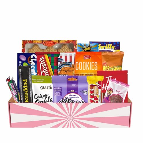 Canadian Snack Care Package - Variety Pack of Treats for Kids and Adults - Snack Box with Cookies,...