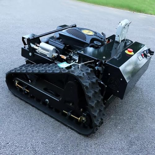 Custom Diesel Engine All Terrain Remote Control Lawn Mower Agriculture Rubber Track Remote Control Robotic Lawn Mower and Accessories
