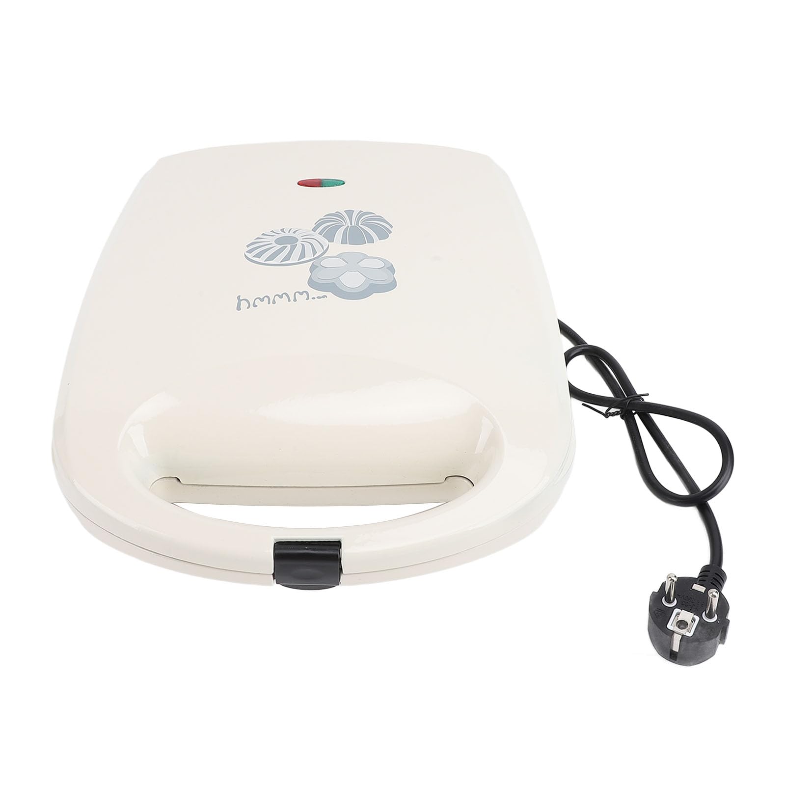 Cookie Maker 8 Loch, Nicht -Stick -Pfannkuchenmaschine mit Doppelseitiger Heizungsplatte, 1000 W, für Cupcake Donut Kuchen und Snacks, Kreative Formen für Hausgemachte Leckereien, Sogar (EU -Stecker