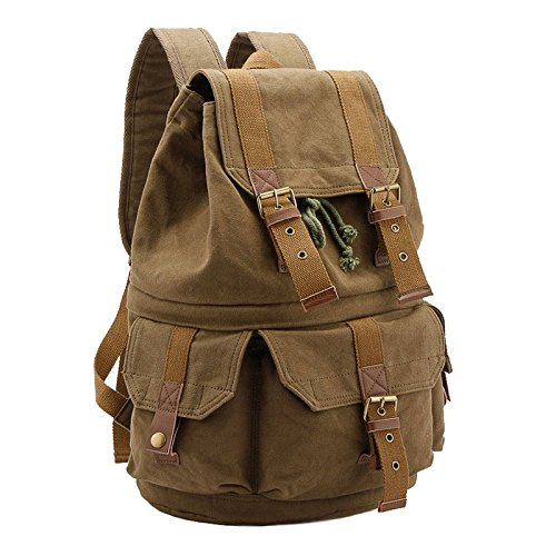 Yimidear Múltifunciones Impermeable Lona Mochila para Cámara y Viaje DSLR