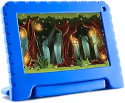 Tablet Kid Pad Wi-Fi Multilaser 32GB Tela 7' Android 11 Go Edition com Controle Parental Azul – NB378