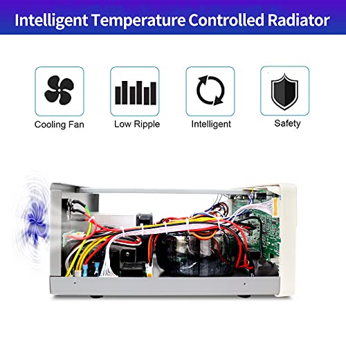Image of Adjustable Linear DC Power Supply Digital Regulated Lab Grade 30V 3A with Triple Output 4 Digits Display with Series and Parallel Mode MATRIX MPS-3003H-3